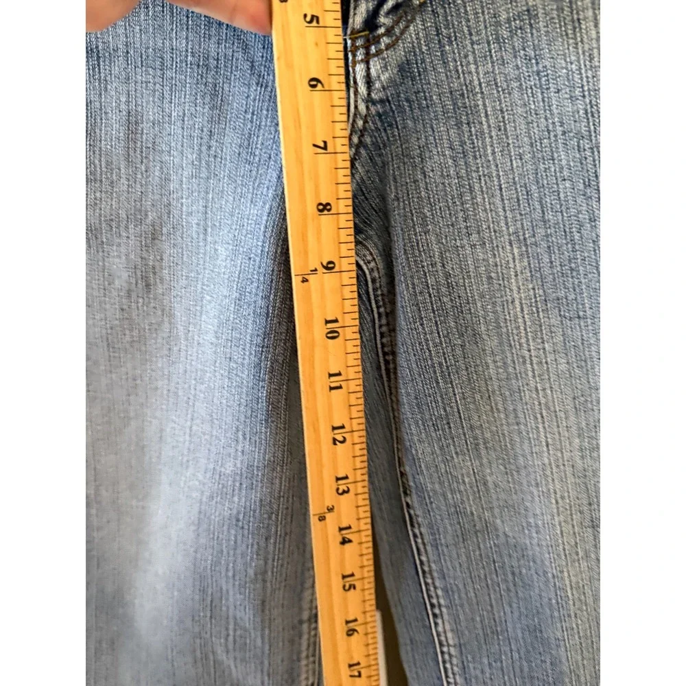 No Boundaries Vintage Y2K‎ Low Rise Wide Leg Denim Jorts Shorts Blue 15 Skater